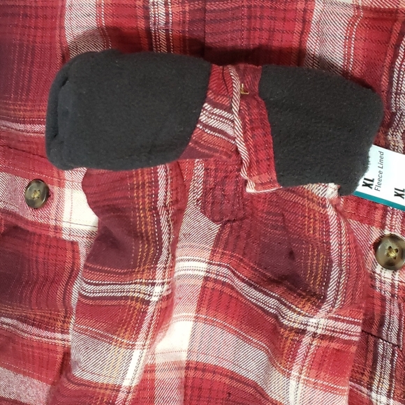 NWT Carhartt Men's Rugged Flex Relaxed Fit Flannel Fleece Lined Plaid Shirt XL - Picture 5 of 5